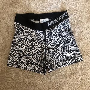 XS Nike pro spandex shorts